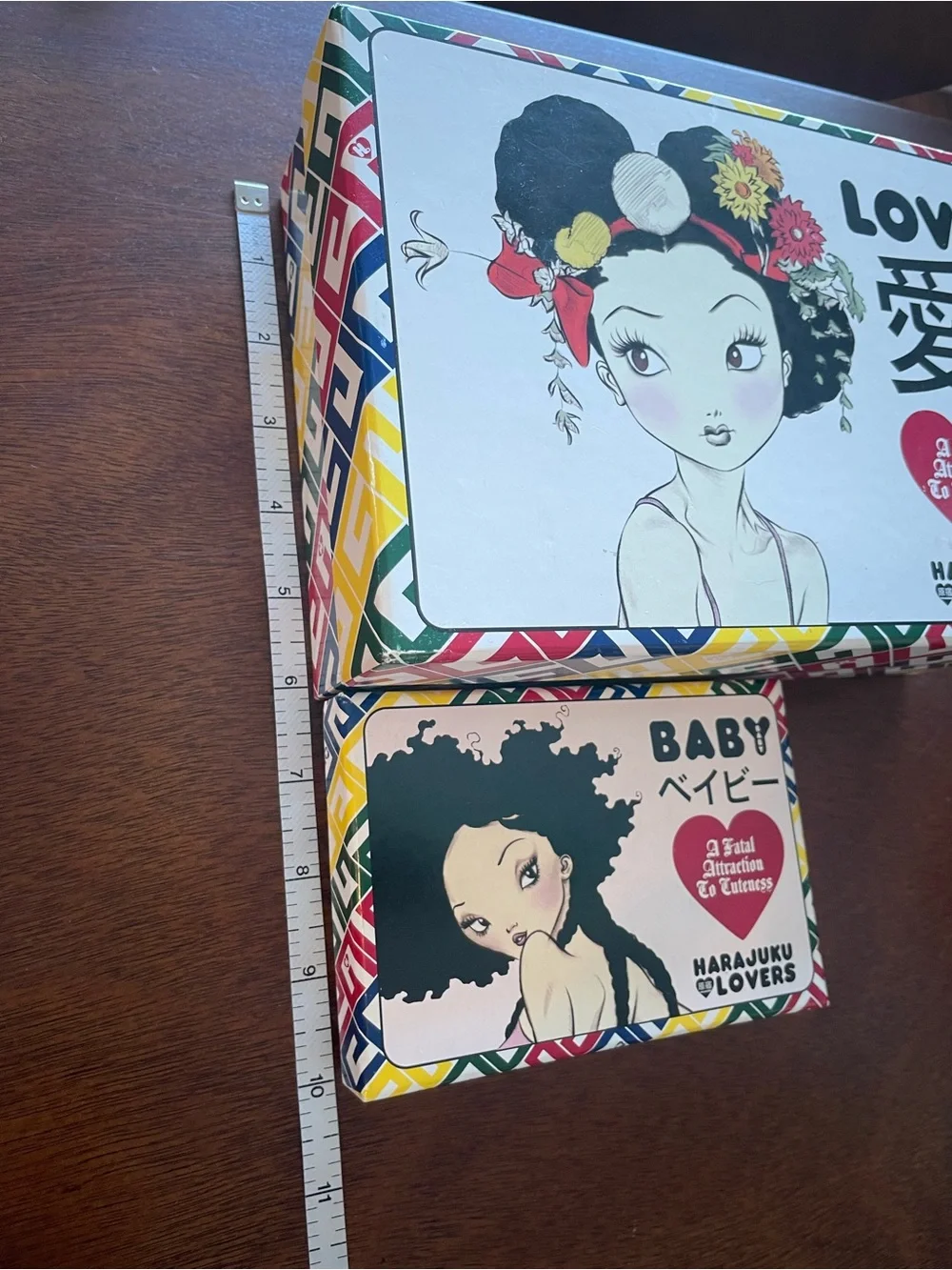 Harajuku Lovers Boxes - EMPTY BOXES  Set of 2